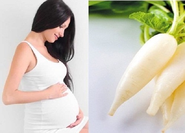 Phụ nữ mang thai không nên ăn củ cải